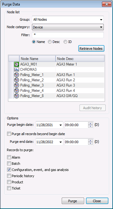 Purge Data